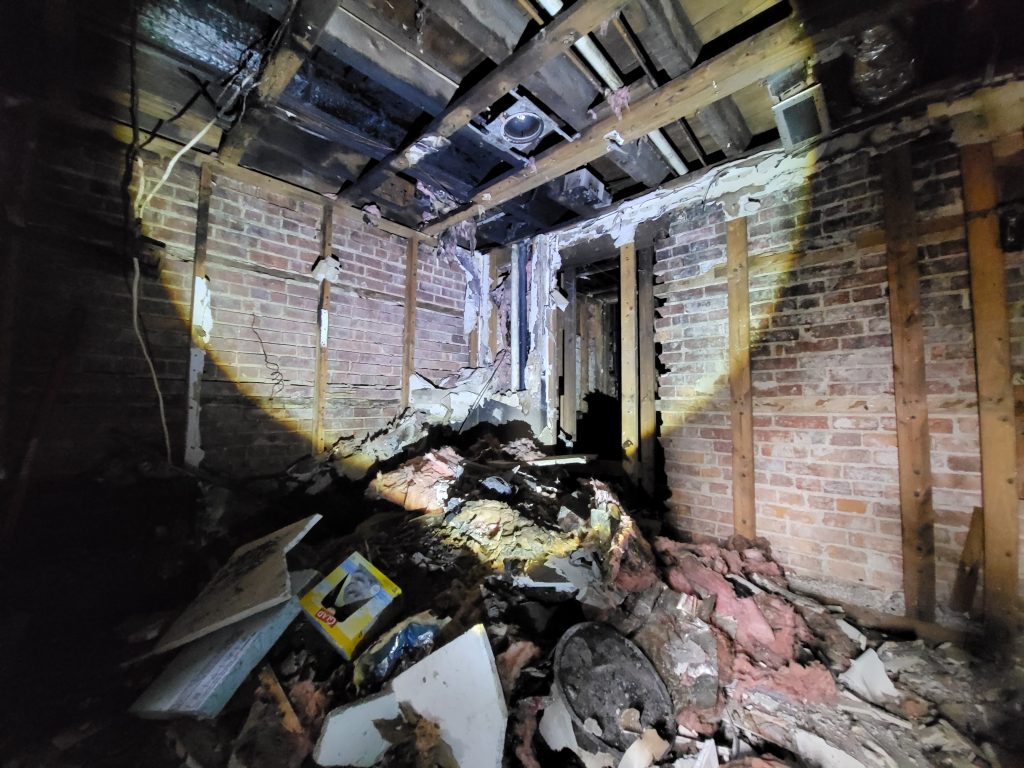 broken warehouse