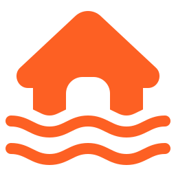 flooded house